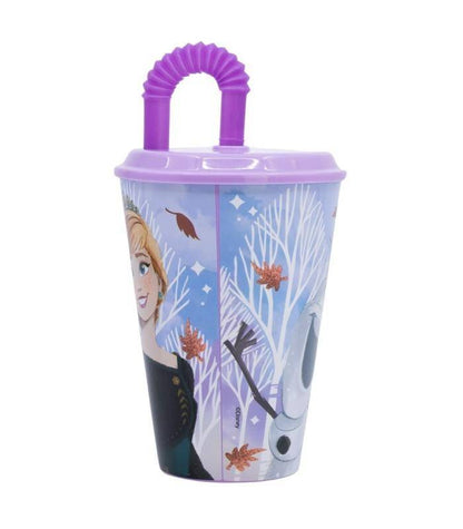 Disney - Becher mit Strohhalm Charaktere - 430 ml