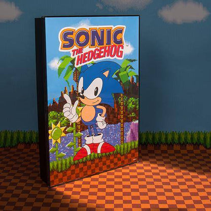 Sonic the Hedgehog - Poster mit Leuchtfunktion Green Hills - 21 × 29,7 cm