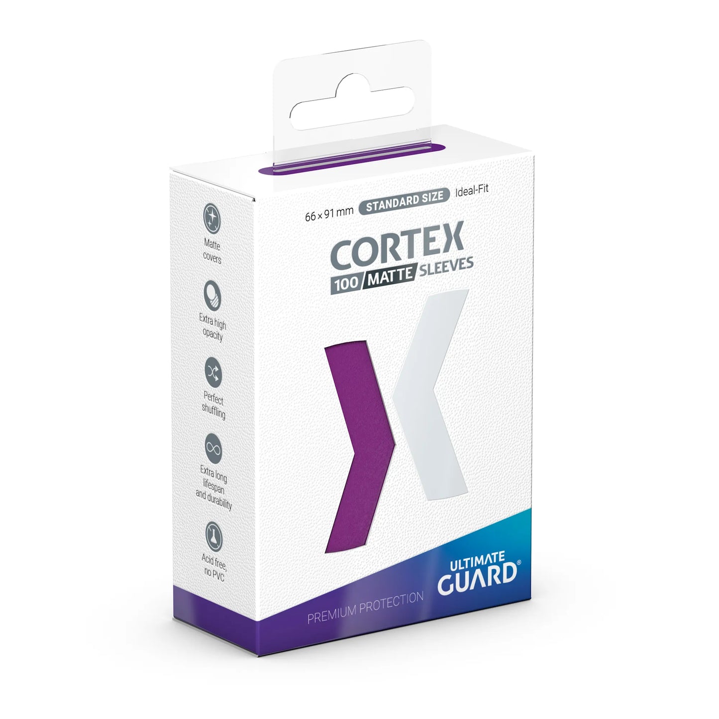Ultimate Guard - Kartenhüllen Cortex Standardgröße - Matt-Violett (100)