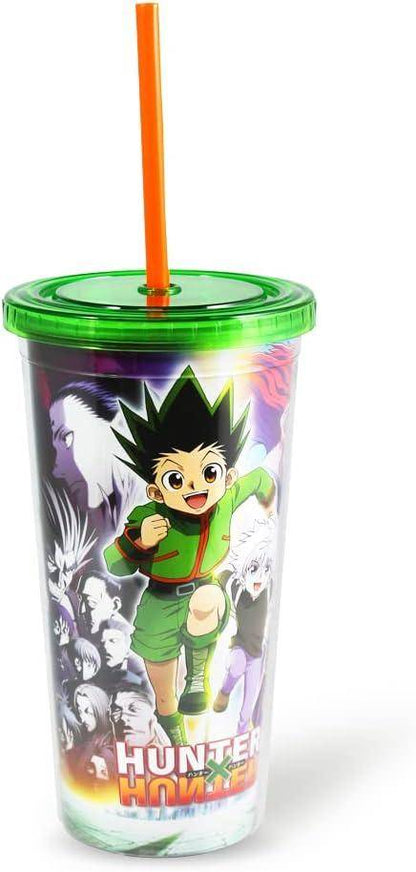 Hunter x Hunter - Trinkbecher mit Strohhalm Gruppe - 590 ml