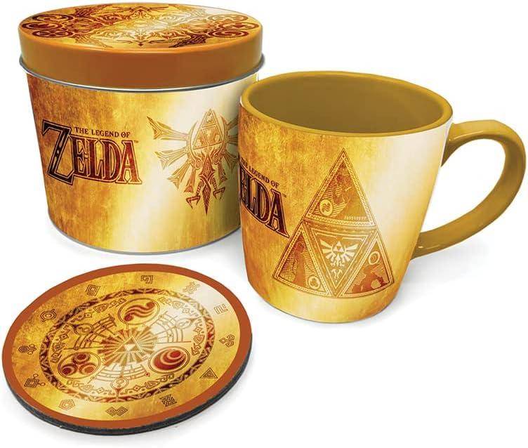 The Legend of Zelda - Geschenkset Triforce - Tasse & Untersetzer