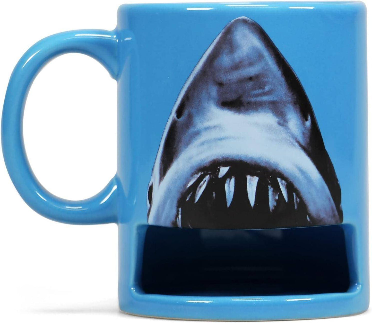 Der weiße Hai - Tasse mit Keksfach Hai - 370 ml
