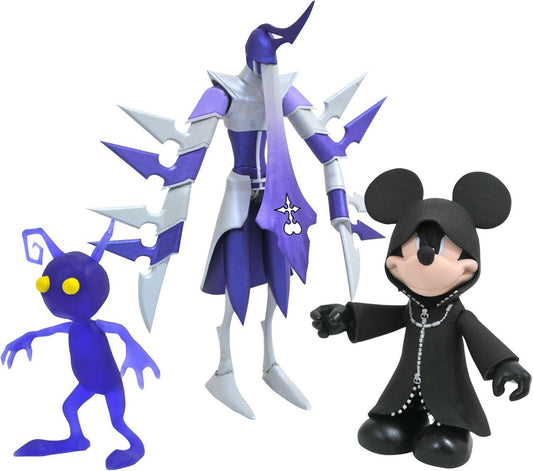 Kingdom Hearts - Actionfiguren Set Micky, Schattenassassine und Schatten