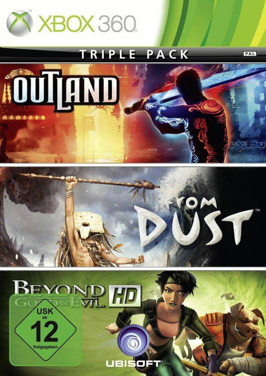 XBXO 360 - Triple Pack Outland + From Dust + Beyond Good & Evil HD (Gebraucht)