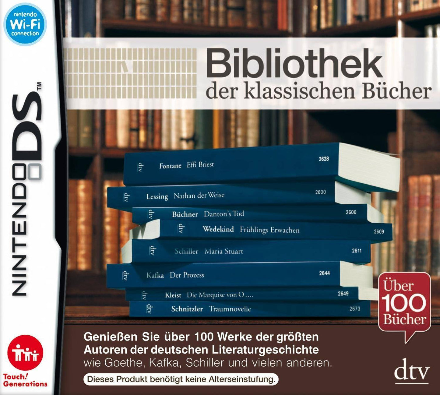 DS - Bibliothek Der Klassischen Bücher - Nur Modul (Gebraucht)