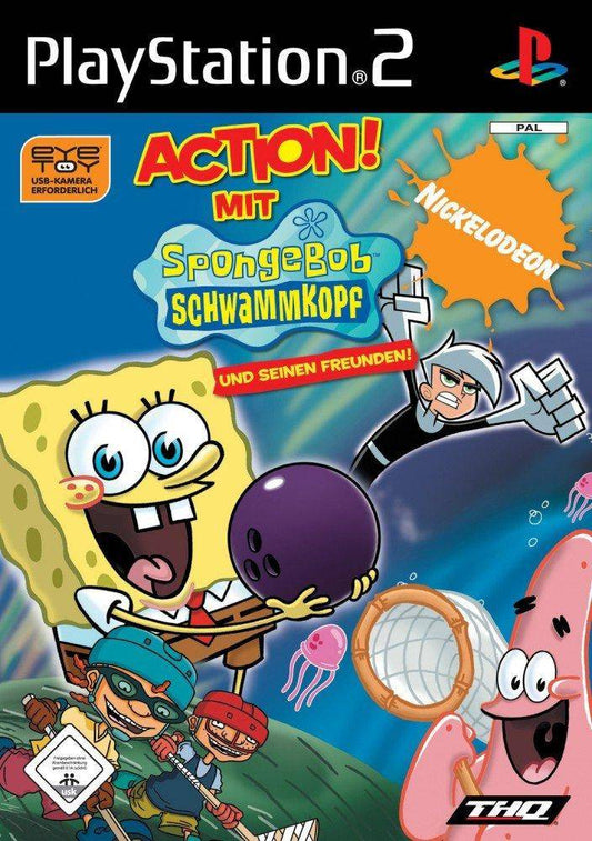 PS2 - Action Mit Spongebob Schwammkopf Und Seinen Freunden (Gebraucht)