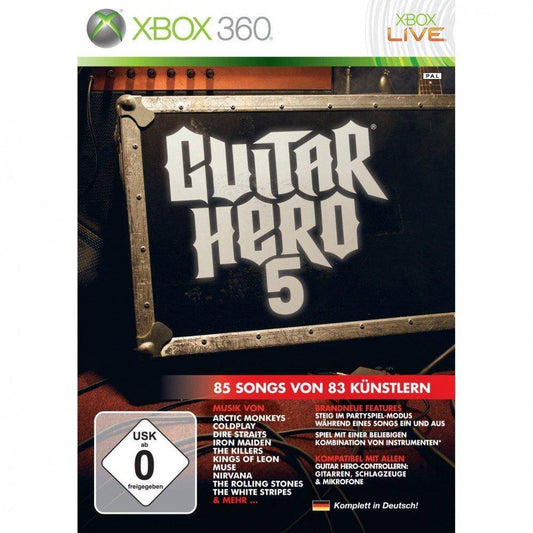 XBOX 360 - Guitar Hero 5 (Gebraucht)