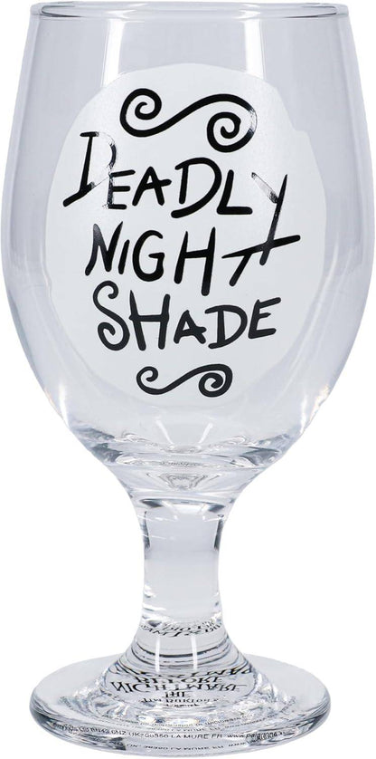Nightmare before Christmas - Glas Deadly Night Shade - 350 ml