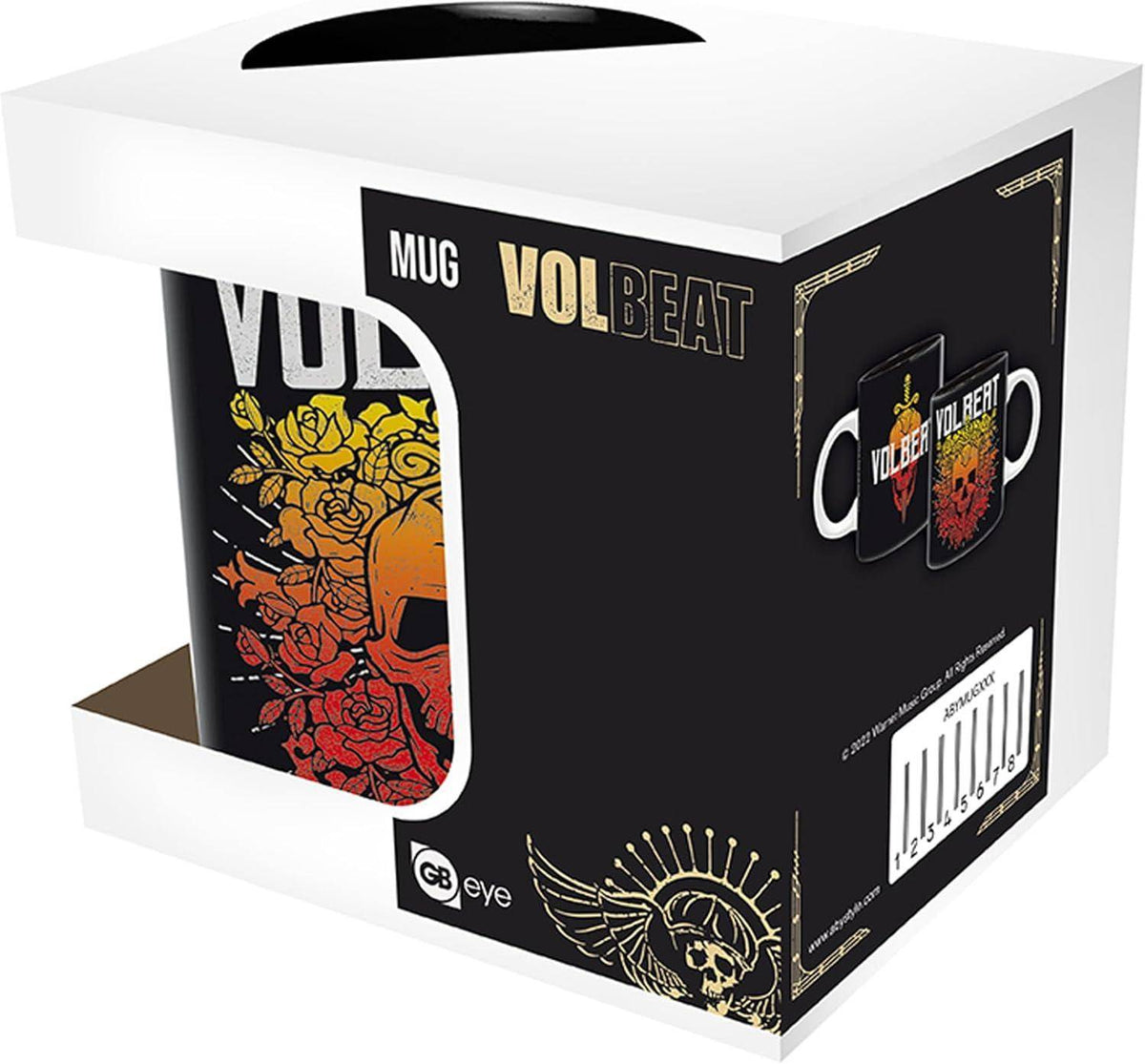 Volbeat - Tasse Schädel & Rosen - 320 ml