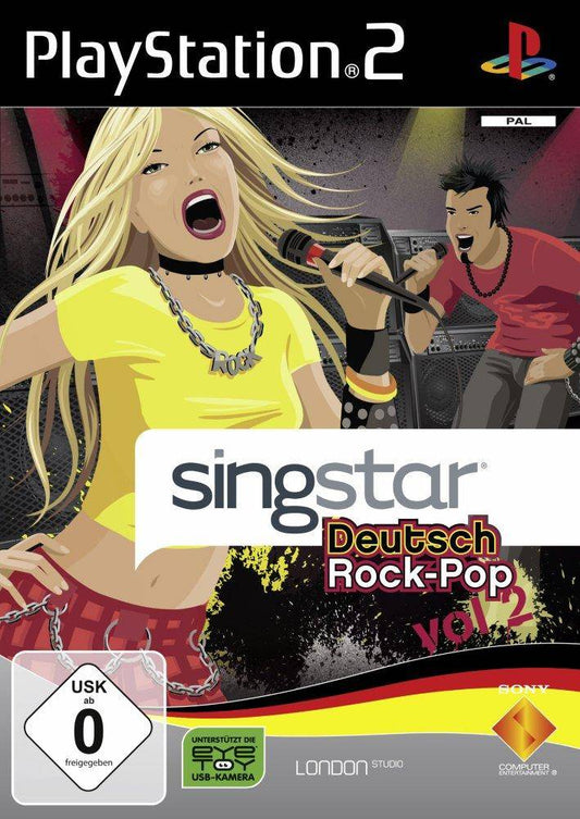 PS2 - SingStar Deutsch Rock Pop Vol 2 (Gebraucht)