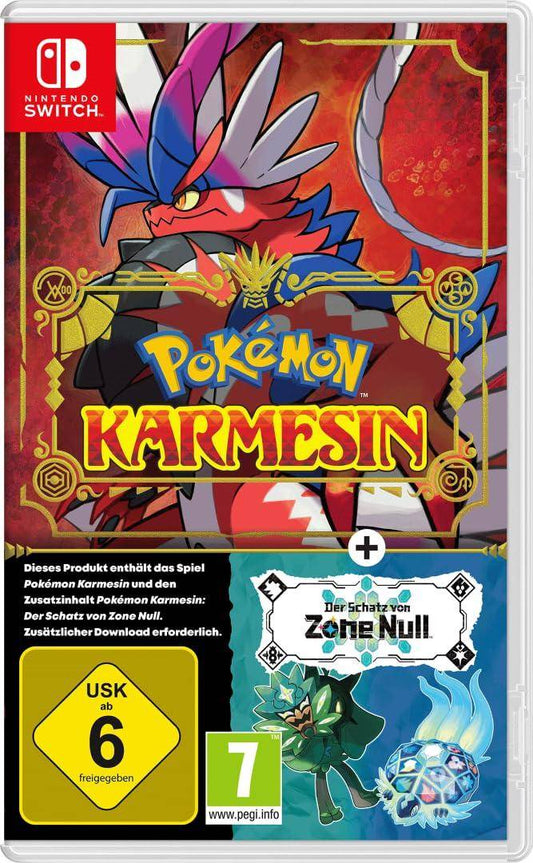 Switch - Pokemon Karmesin + Der Schatz Von Zone Null (Gebraucht)