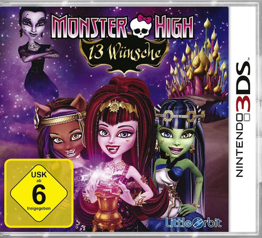 3DS - Monster High 13 Wünsche - Nur Modul (Gebraucht)