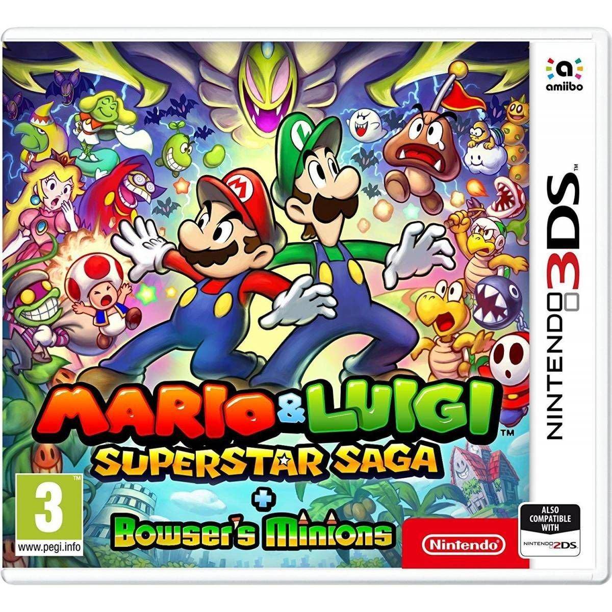 3DS - Mario & Luigi Superstar Saga + Bowsers Schergen - Nur Modul (Gebraucht)