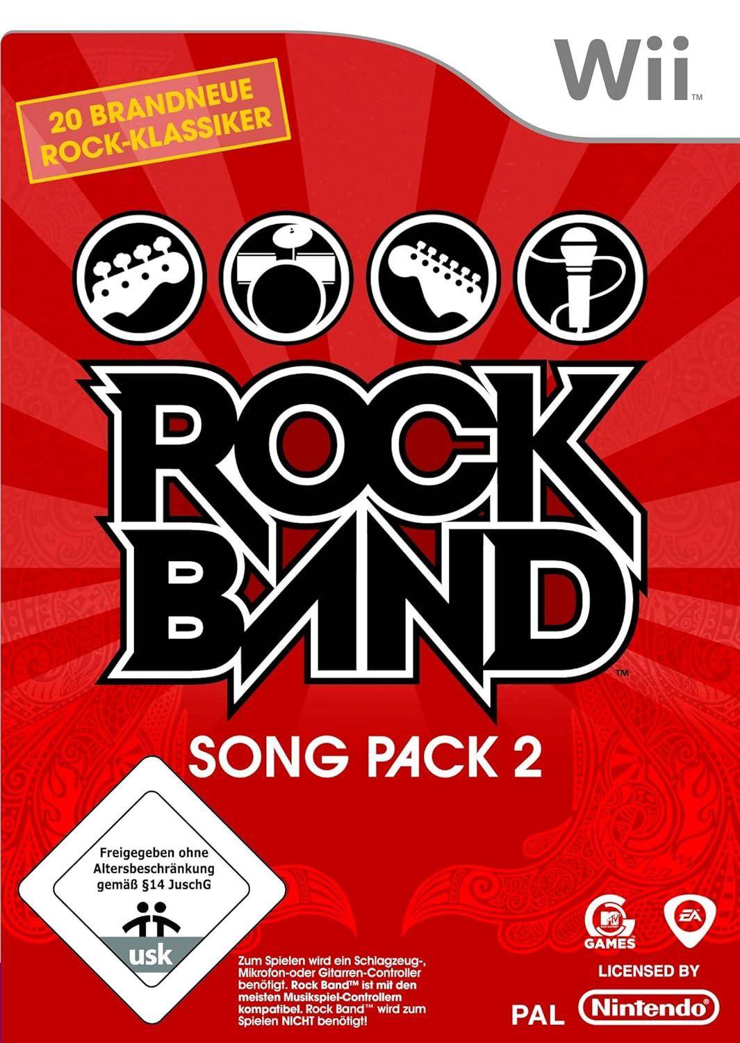 Wii - Rockband Song Pack 2 (Gebraucht)