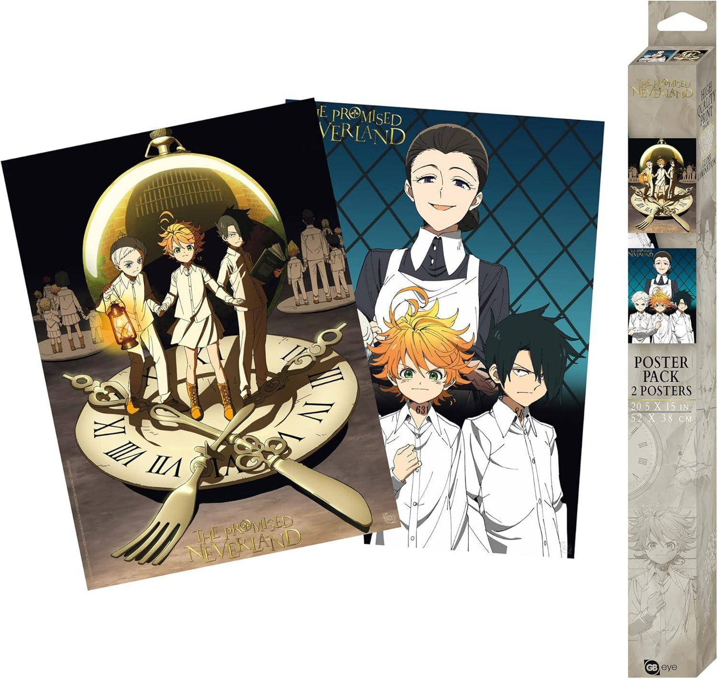The Promised Neverland - Poster Doppelpack Charaktere - 52 x 38 cm