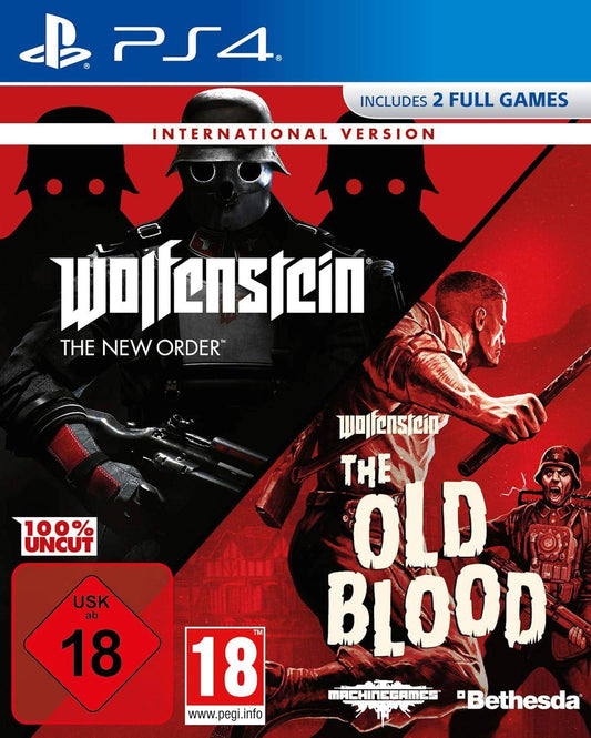 PS4 - Wolfenstein The New Order & Wolfenstein The Old Blood (Gebraucht)
