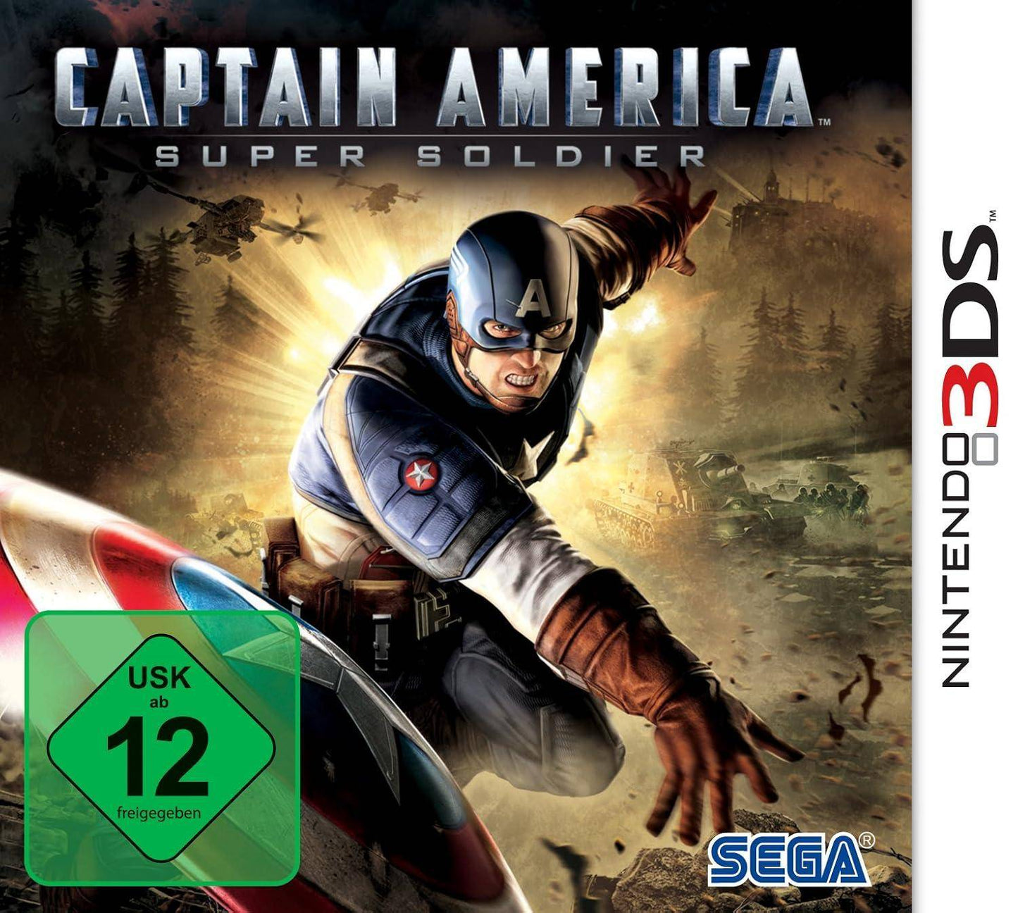 3DS - Captain America Super Soldier - Nur Modul (Gebraucht)