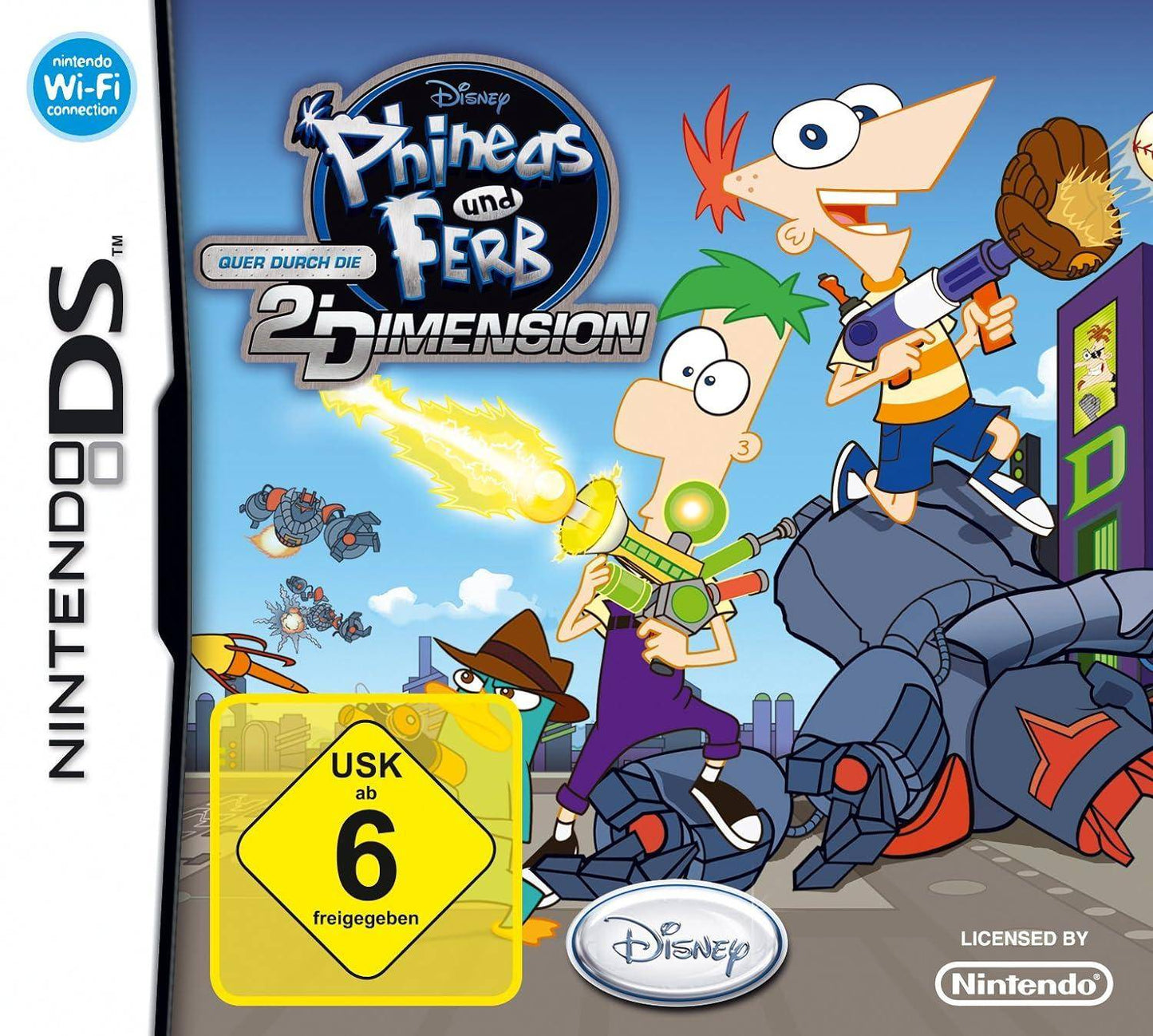DS - Phineas Und Ferb Quer Durch Die 2 Dimension (Gebraucht)