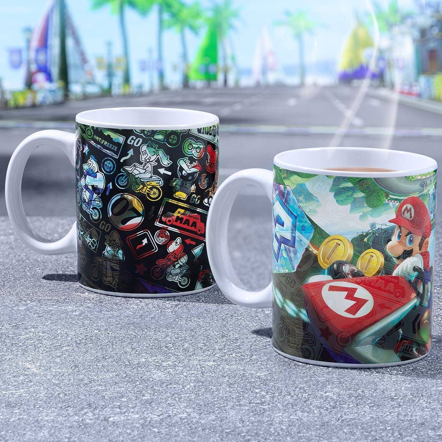 Nintendo - Tasse mit Thermoeffekt Mario Kart - 500 ml