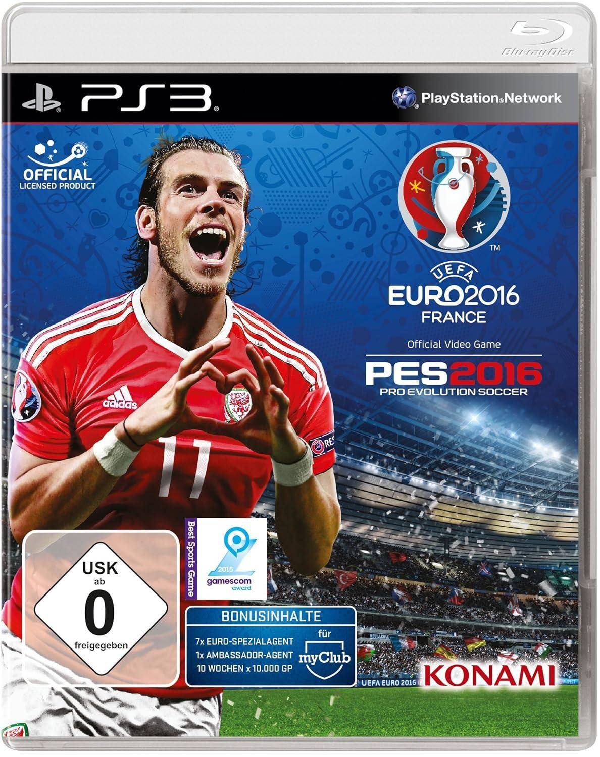 PS3 - PES 2016 Pro Evolution Soccer UEFA Euro 2016 France (Gebraucht)