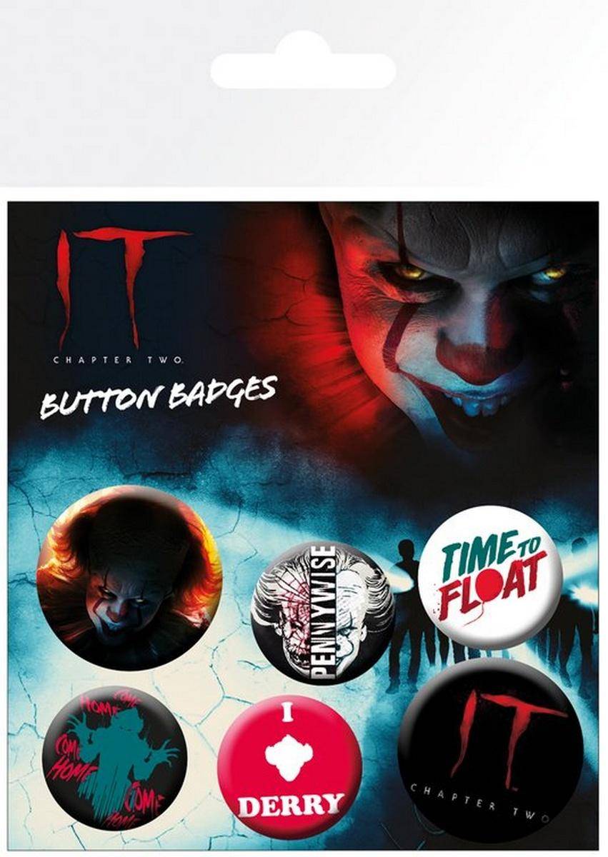 Stephen Kings Es - Button Set Pennywise