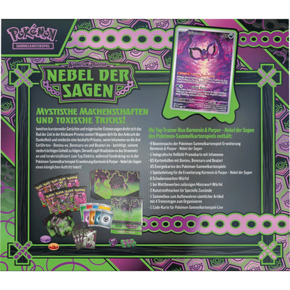 Pokémon - Top Trainer Box Karmesin & Purpur: Nebel der Sagen - DE
