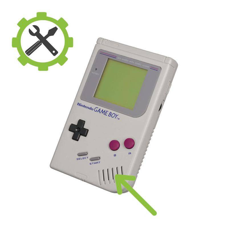 Game Boy Classic Reparatur - Lautsprecher tauschen