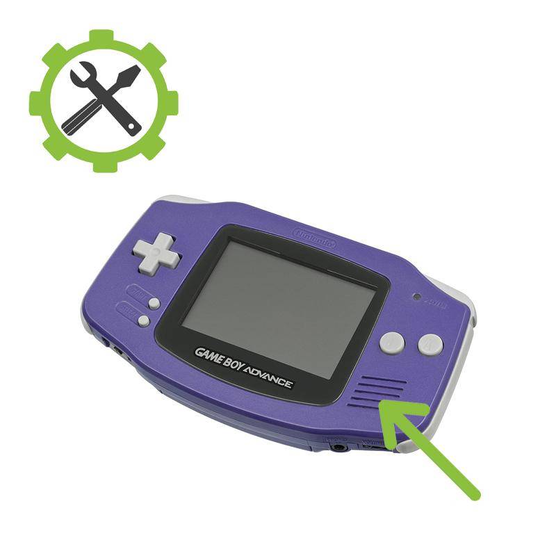 Game Boy Advance Reparatur - Lautsprecher tauschen