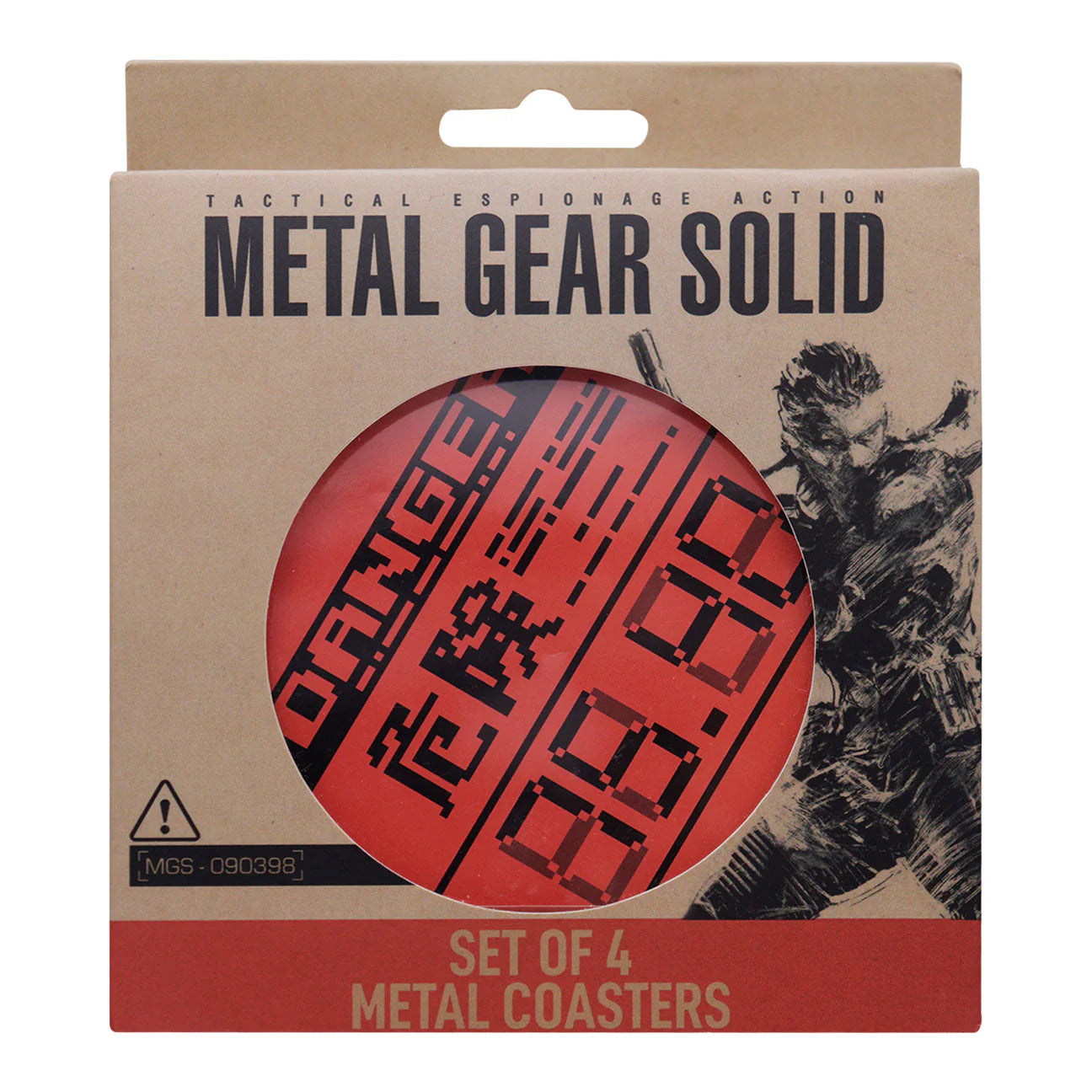 Metal Gear Solid - Untersetzer Set Gefahr