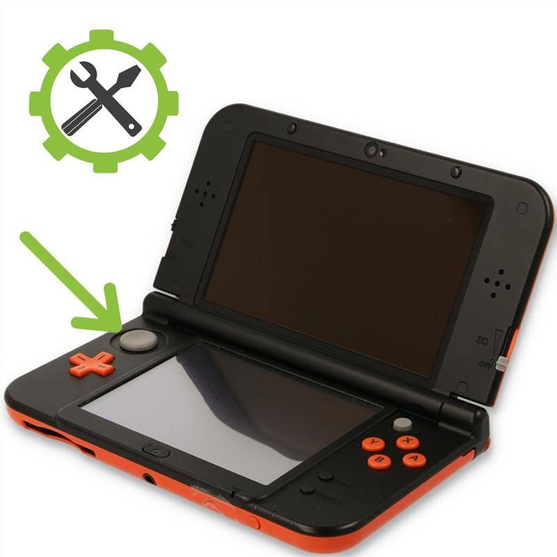 New Nintendo 3DS XL Reparatur - Schiebepad-Kappe tauschen