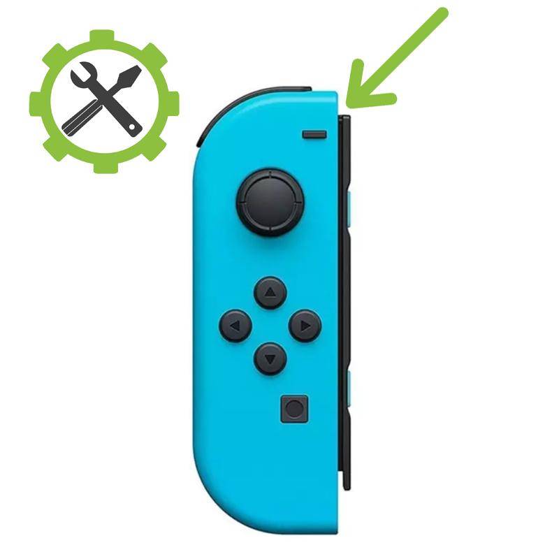 Nintendo Switch Reparatur - Original Linker Joy-Con - Entriegelungs-Schloss tauschen