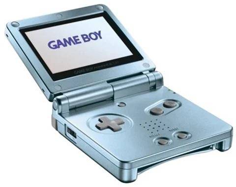 Game Boy Advance SP - Konsole - Arctic Blau - Helleres Display AGS-101 (Gebraucht)