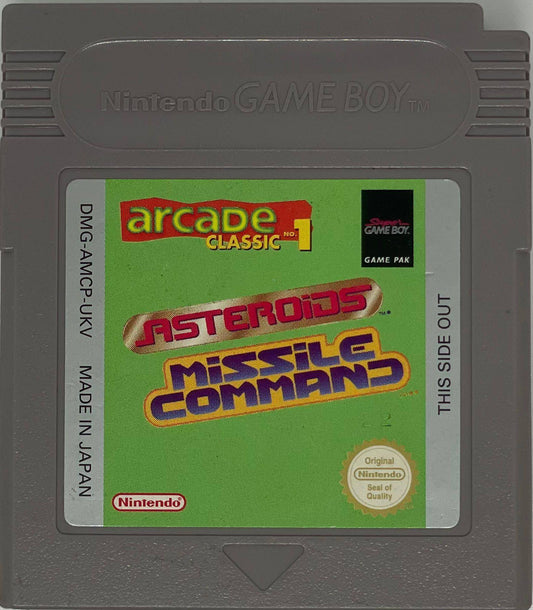 GB - Arcade Classic 1 Asteroids + Missile Command - Nur Modul (Gebraucht)