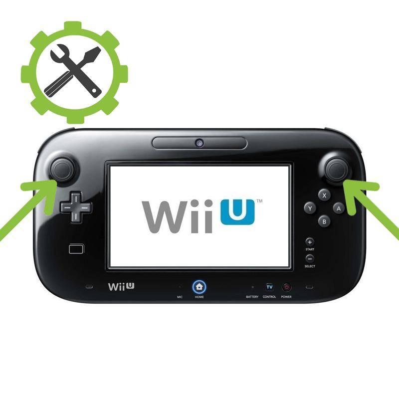 Wii U Reparatur - Gamepad - Linken + Rechten Stick tauschen