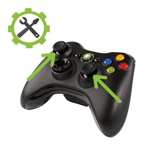 XBOX 360 Reparatur - Original Controller - Linken + Rechten Stick tauschen