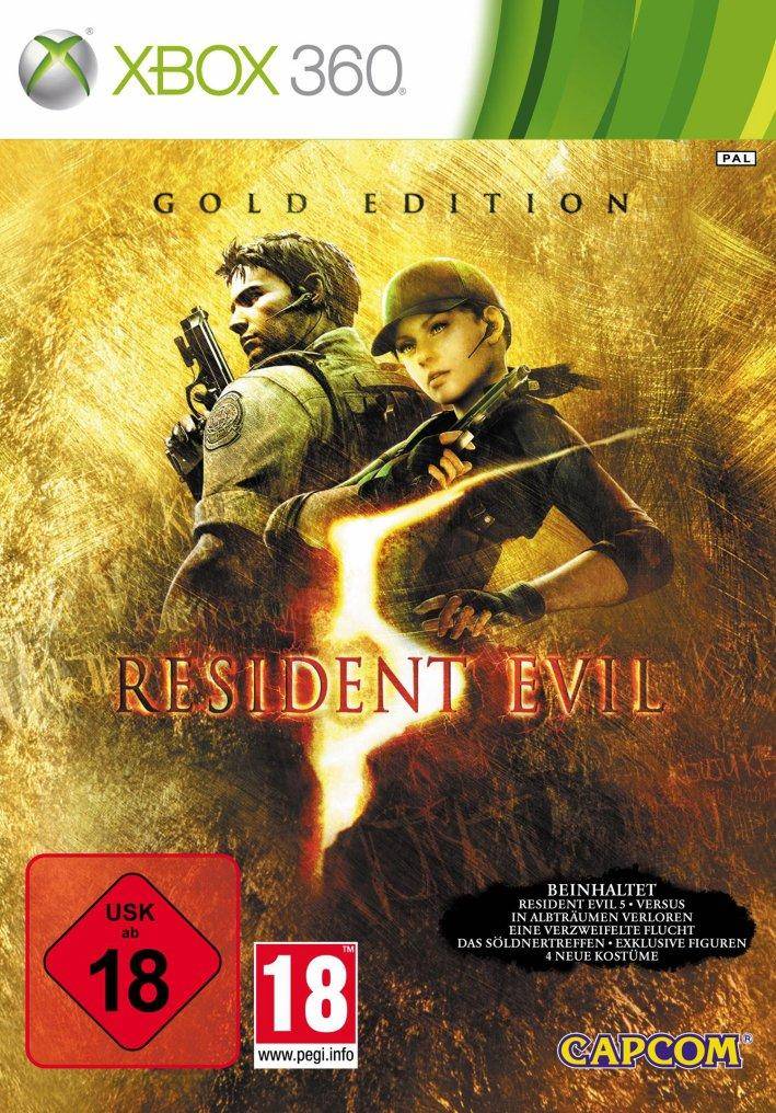 XBOX 360 - Resident Evil 5 Gold Edition (Gebraucht)