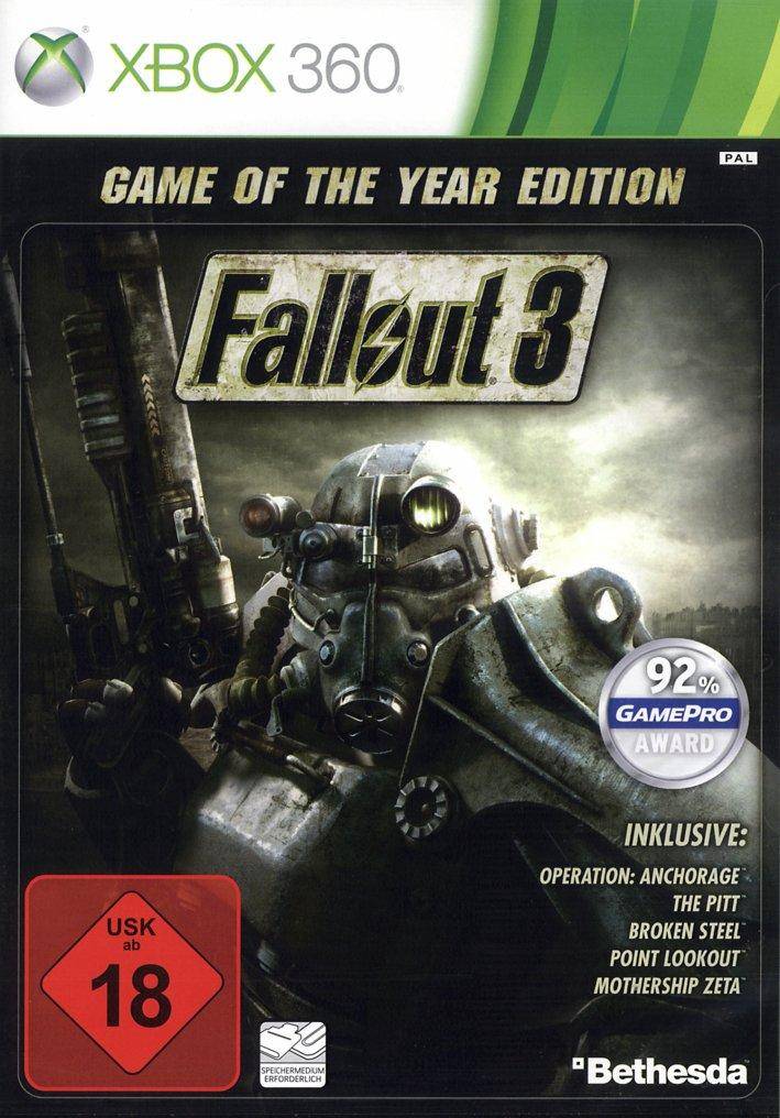 XBOX 360  - Fallout 3 GOTY (Gebraucht)