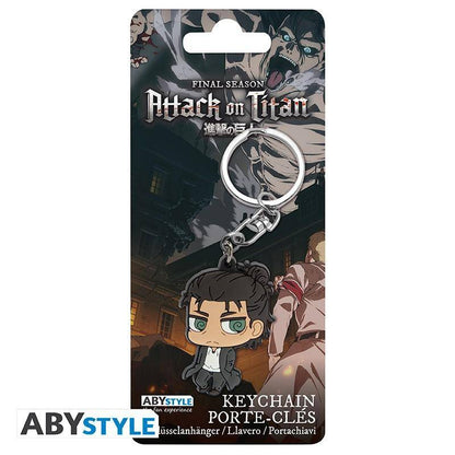Attack on Titan - PVC Schlüsselanhänger Chibi Eren Jäger
