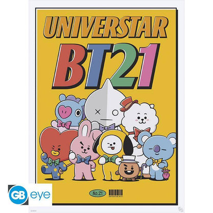 BT21 - Poster Doppelpack Vintage Universtar - 52 x 38 cm