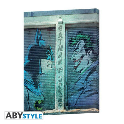 DC - Leinwand Bild Batman VS Joker - 30 x 40 cm