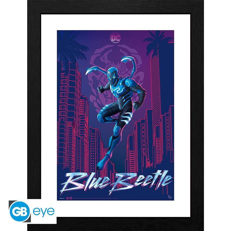 DC - Gerahmtes Bild Blue Beetle - 30,5 x 40,6 cm