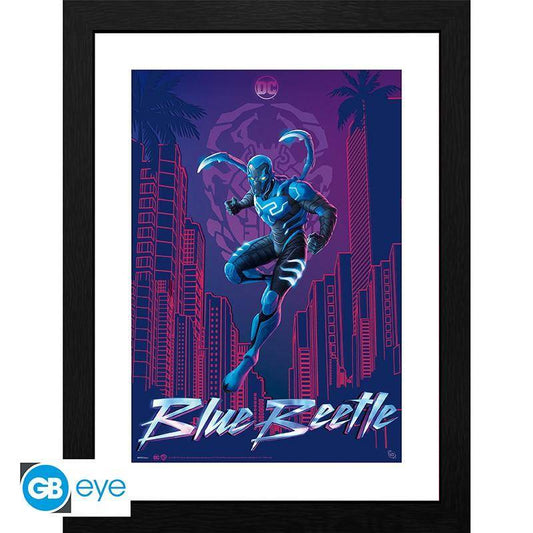 DC - Gerahmtes Bild Blue Beetle - 30,5 x 40,6 cm