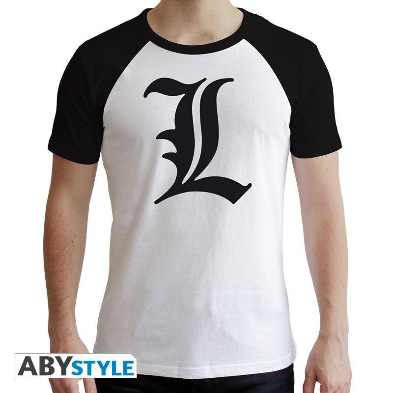 Death Note - Shirt Buchstabe L - Männer