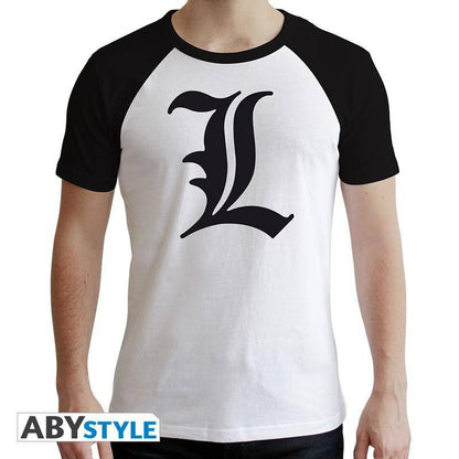 Death Note - Shirt Buchstabe L - Männer