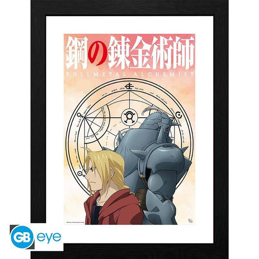 Fullmetal Alchemist - Gerahmtes Bild Elric Brüder - 30,5 x 40,6 cm