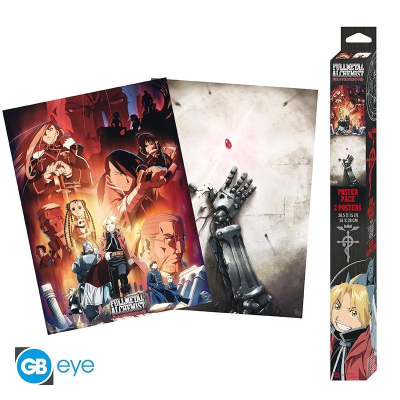 Fullmetal Alchemist - Poster Set Charaktere - 52 x 38 cm