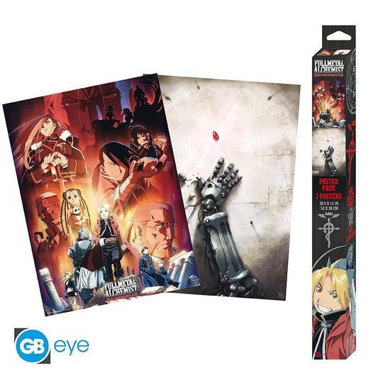 Fullmetal Alchemist - Poster Set Charaktere - 52 x 38 cm