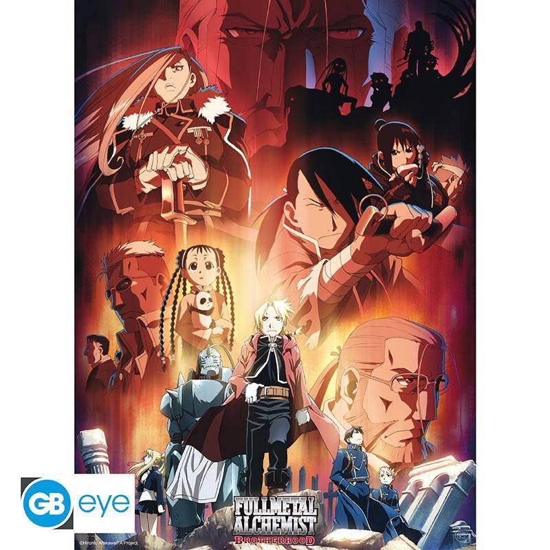 Fullmetal Alchemist - Poster Set Charaktere - 52 x 38 cm