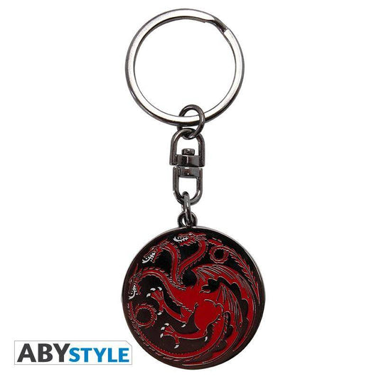 Game of Thrones - Metall Schlüsselanhänger Targaryen