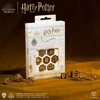 Harry Potter - Würfel Set Gryffindor Rot - 7 Stk